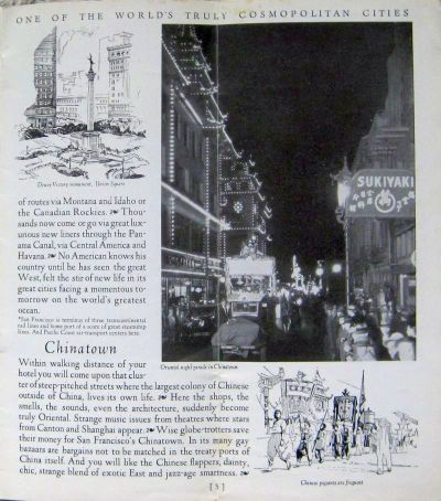 1930s San Francisco Brochure Page 5